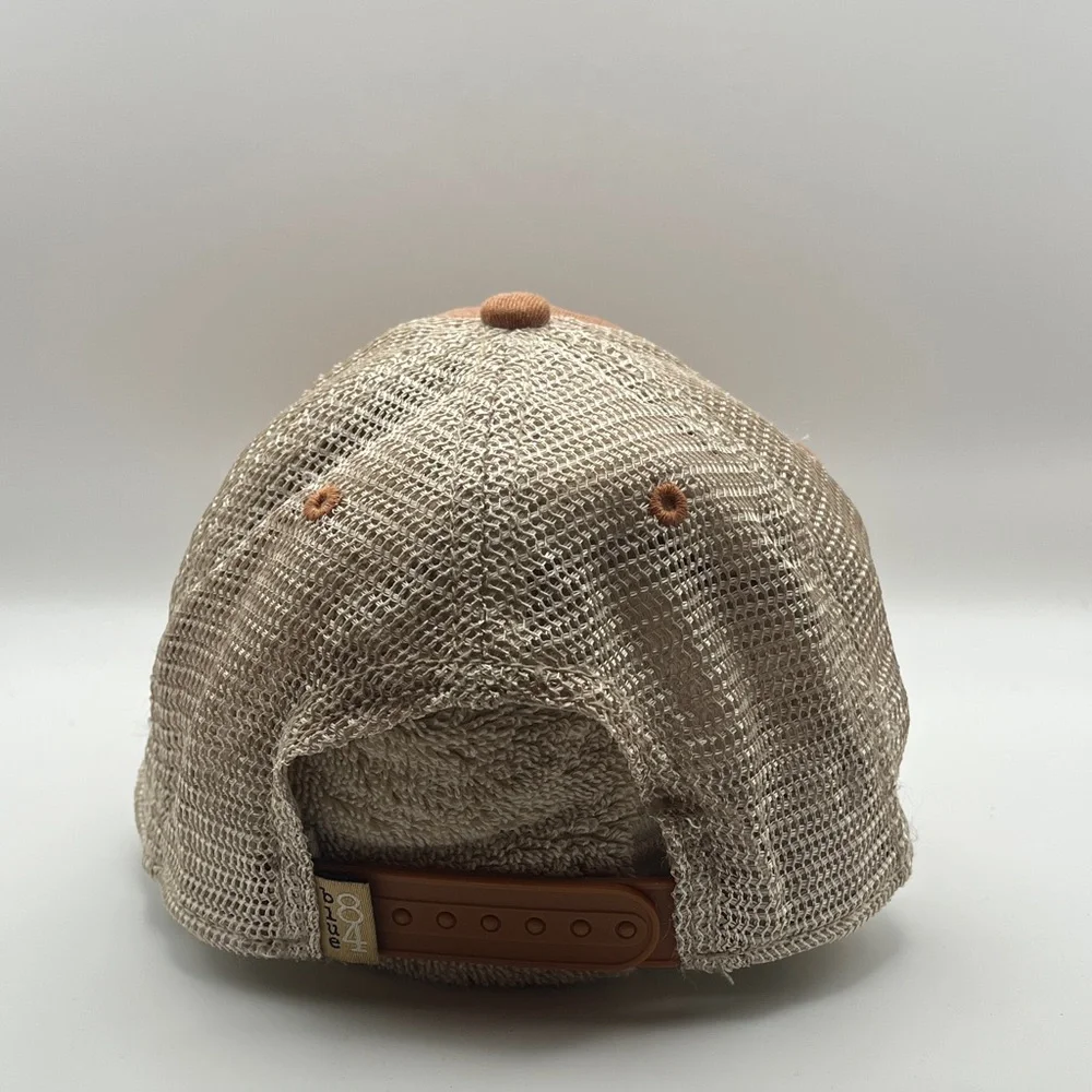 Gaylord Opryland Embroidered Logo Trucker Hat - Peachy Rust & Cream